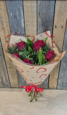 Valentines Red Rose Bouquet